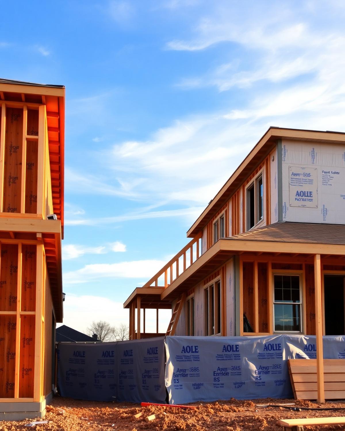 Two-story rear addition